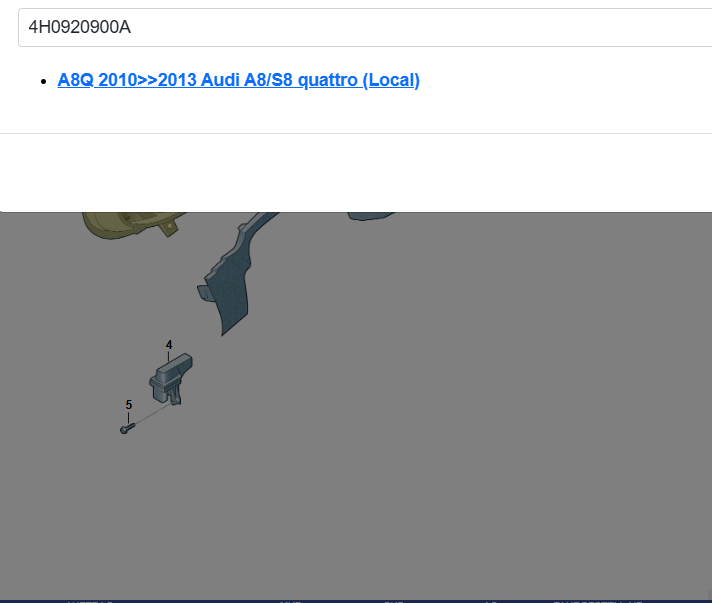 AUDI A8 4H TDI DIESEL TACHO KOMBIINSTRUMENT 4H0920900A = 4H0920900F FAST NEU ... - Obrázek 5