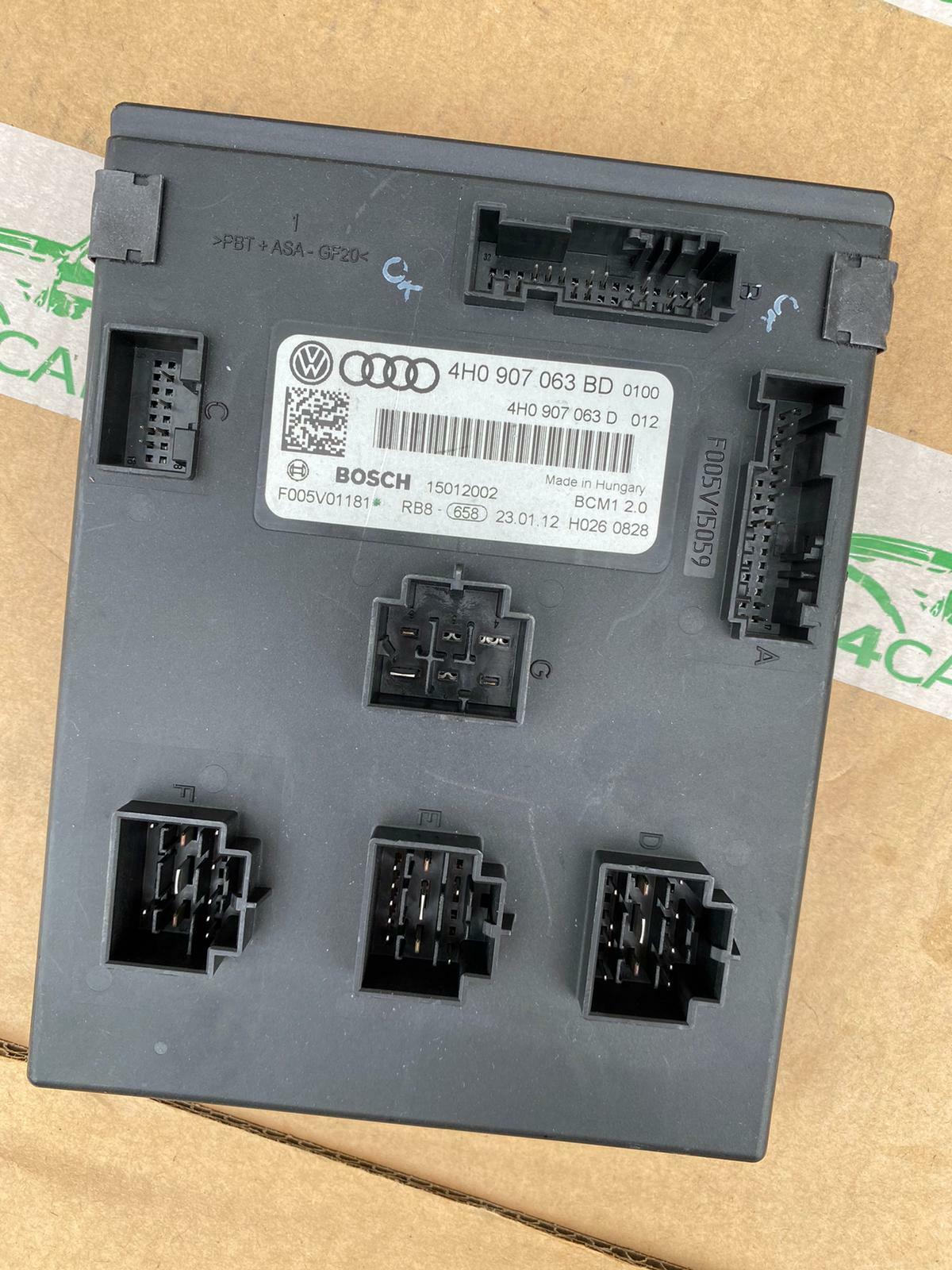AUDI A8/S8 BORDNETZ STEUERGERAT COMFORT MODUL 4H0907063BD ORIG.NEU!!