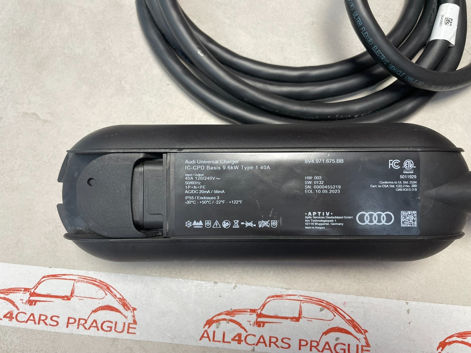 AUDI CHARGER MIT LADEKABEL FÜR AUDI ELEKTRO AUTOS 8V4971675BB 9.6 KW ORIG.AUDI ! - Obrázek 20