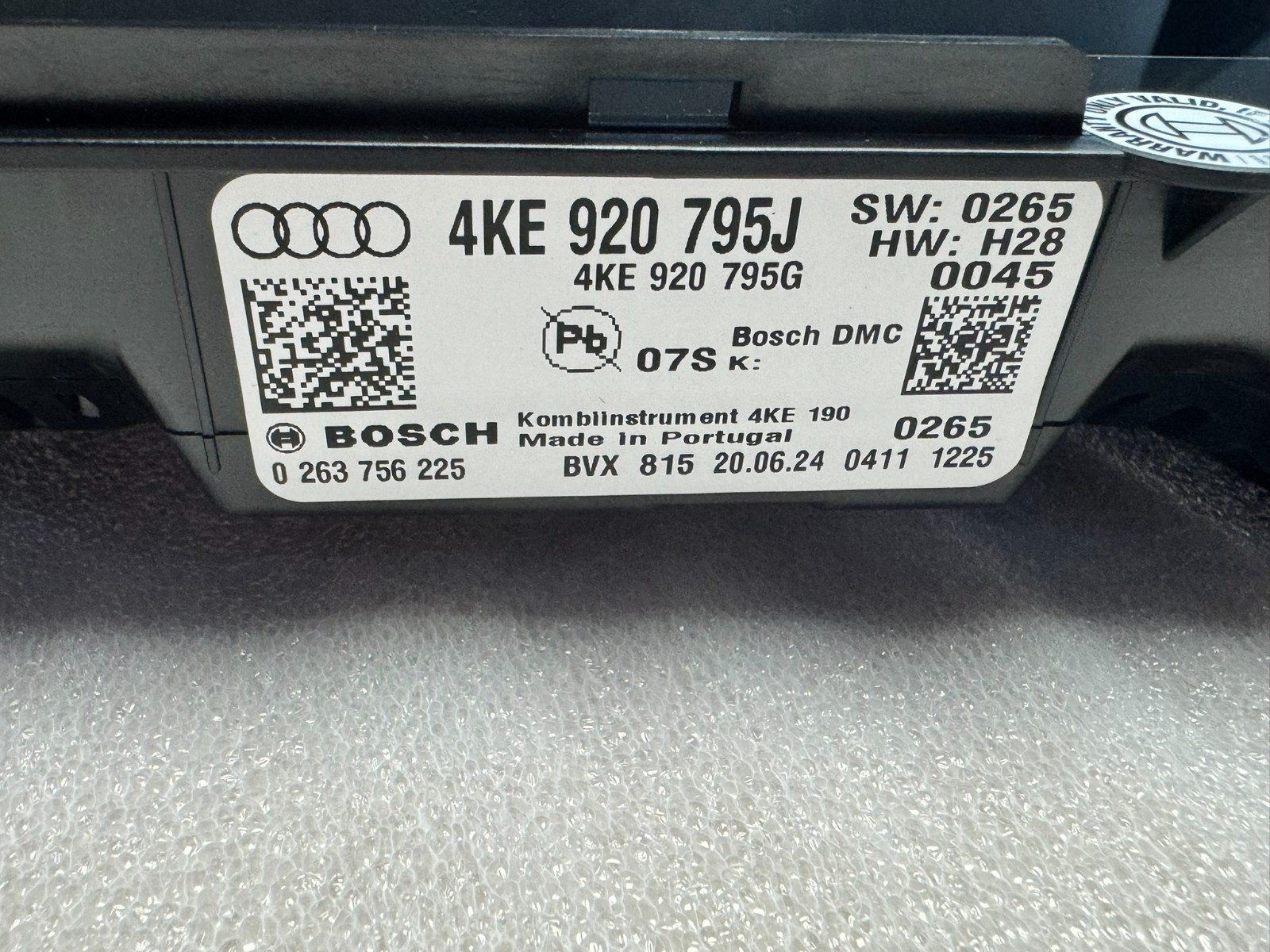 AUDI E-TRON , AUDI E-TRON GT KOMBIINSTRUMENT VIRTUAL COCKPIT 4KE920795J NEU 0-KM - Obrázek 3