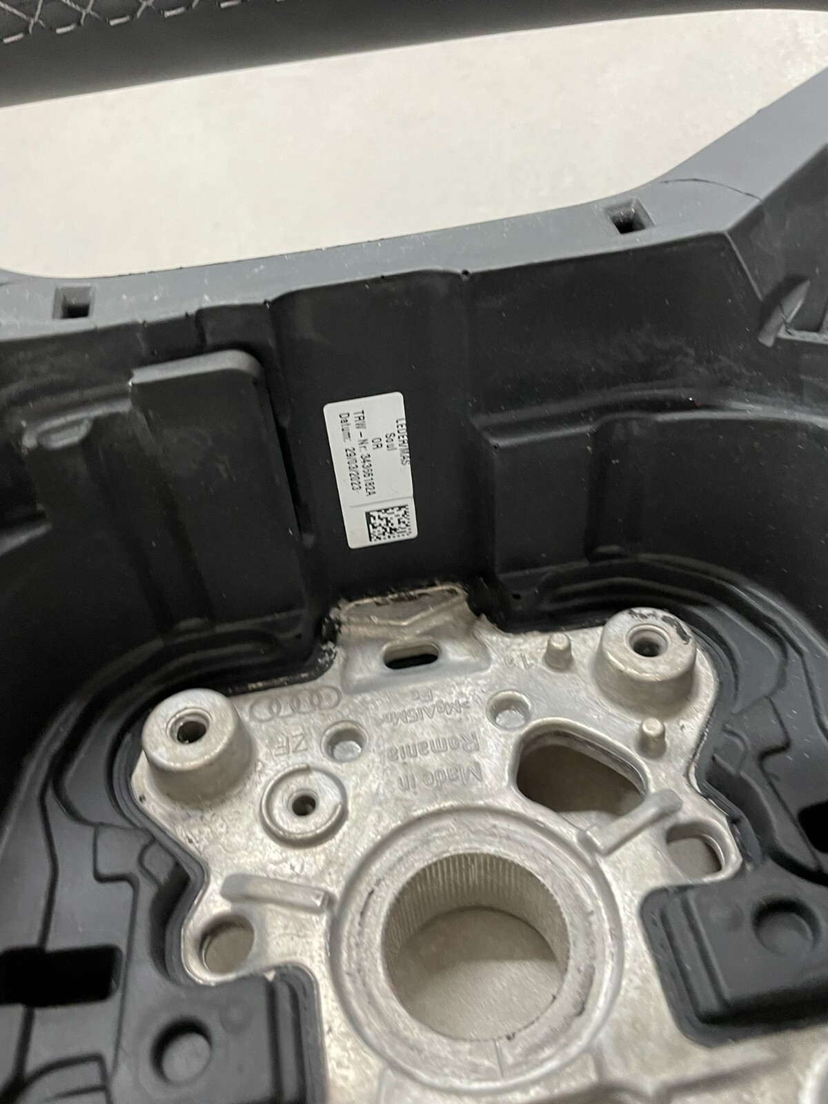 AUDI LENKRAD - LENKRADRAHMEN LEDER SCHWARZ ORIGINAL AUDI NEU TEIL - Obrázek 15