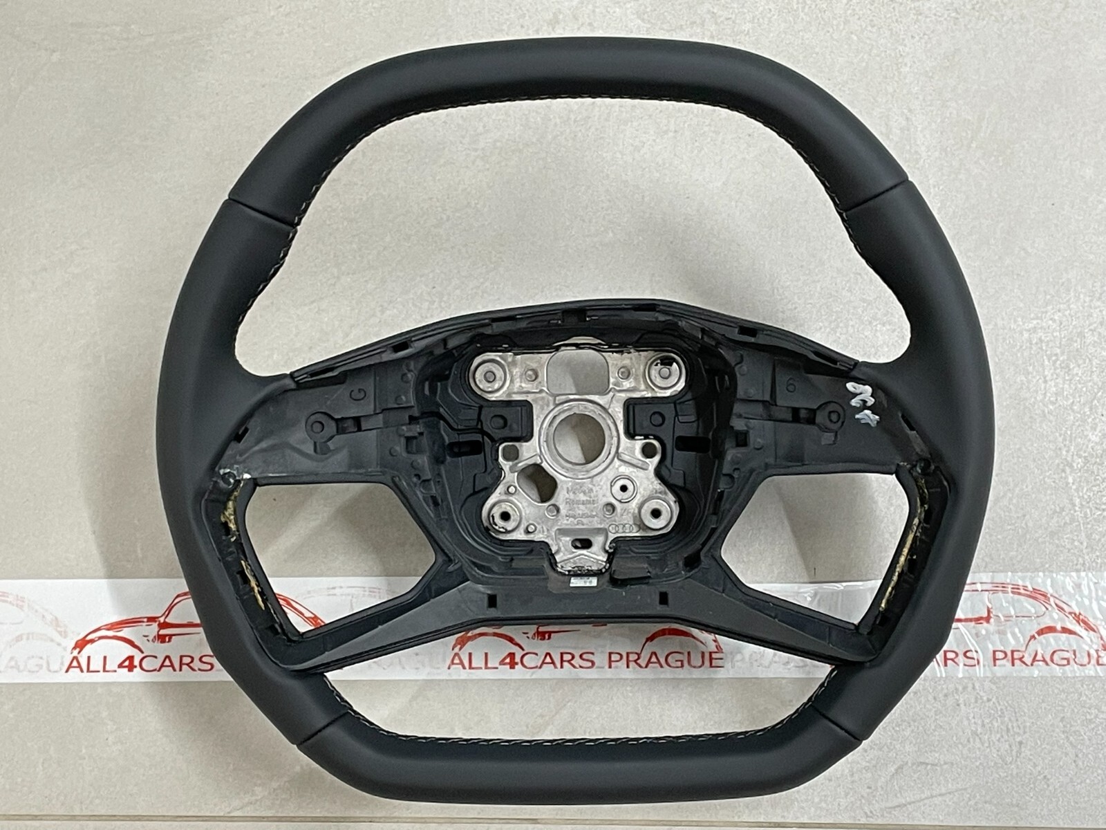 AUDI LENKRAD - LENKRADRAHMEN LEDER SCHWARZ ORIGINAL AUDI NEU TEIL - Obrázek 3