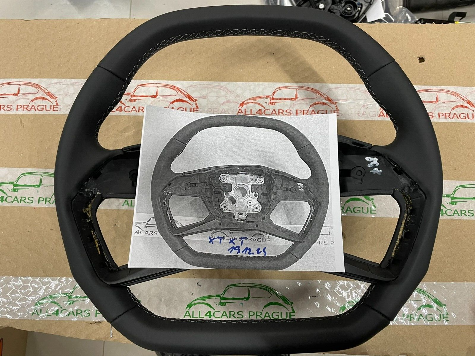 AUDI LENKRAD - LENKRADRAHMEN LEDER SCHWARZ ORIGINAL AUDI NEU TEIL - Obrázek 23