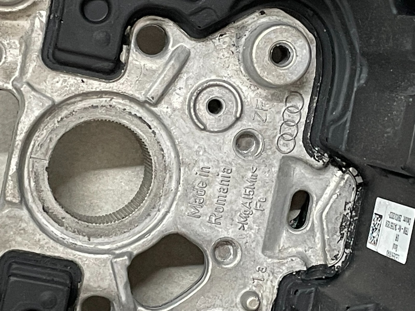 AUDI LENKRAD - LENKRADRAHMEN LEDER SCHWARZ ORIGINAL AUDI NEU TEIL - Obrázek 4