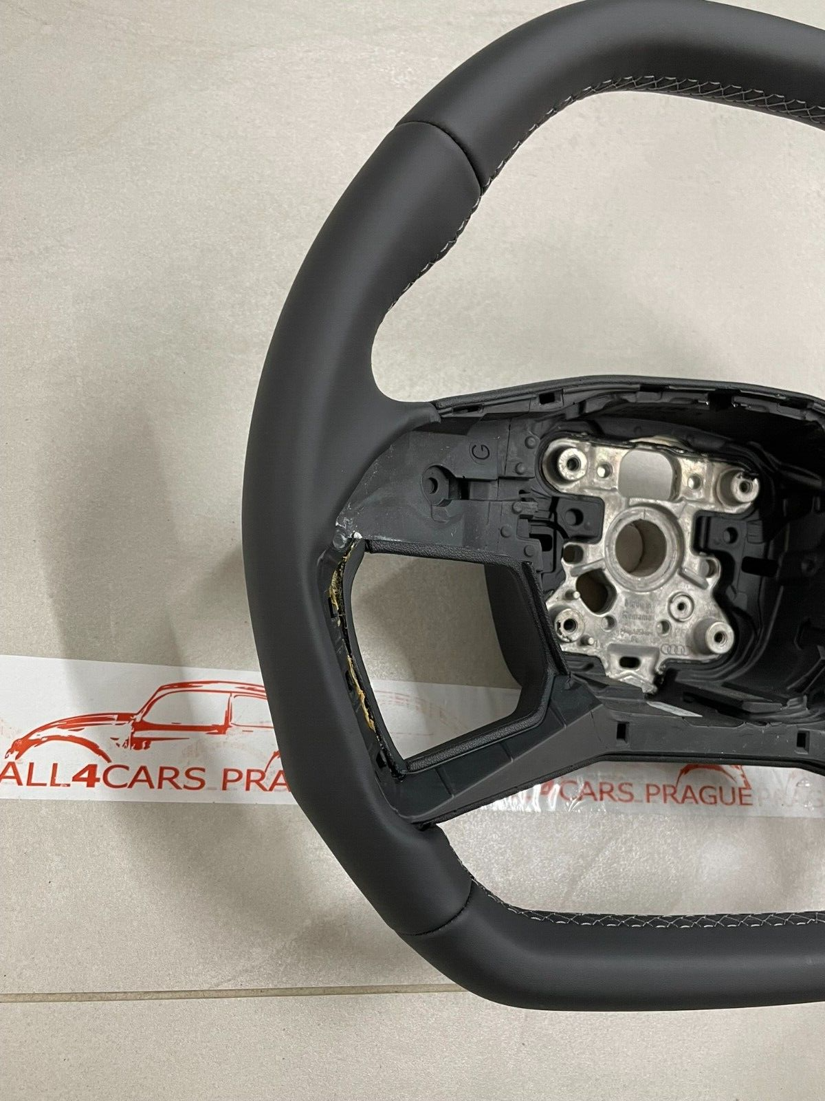 AUDI LENKRAD - LENKRADRAHMEN LEDER SCHWARZ ORIGINAL AUDI NEU TEIL - Obrázek 6