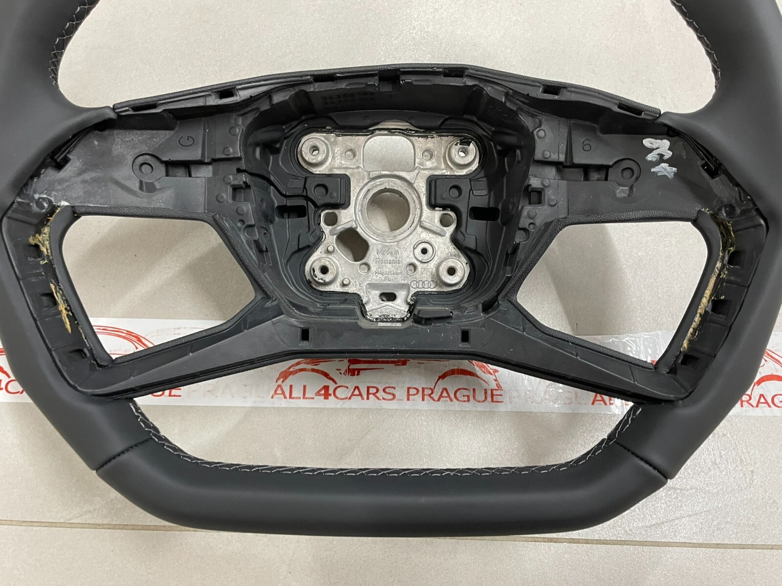 AUDI LENKRAD - LENKRADRAHMEN LEDER SCHWARZ ORIGINAL AUDI NEU TEIL - Obrázek 7