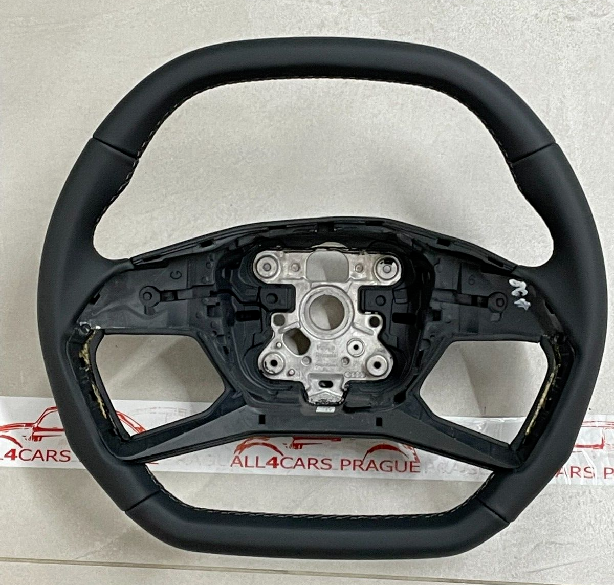 AUDI LENKRAD - LENKRADRAHMEN LEDER SCHWARZ ORIGINAL AUDI NEU TEIL