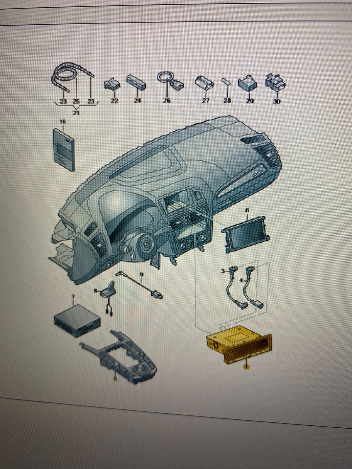 AUDI MMI UNIT A4 A5 MAIN UNIT STEUERGERÄT HIGH MMI 3G SÜDKOREA 8R1035748J - Obrázek 16