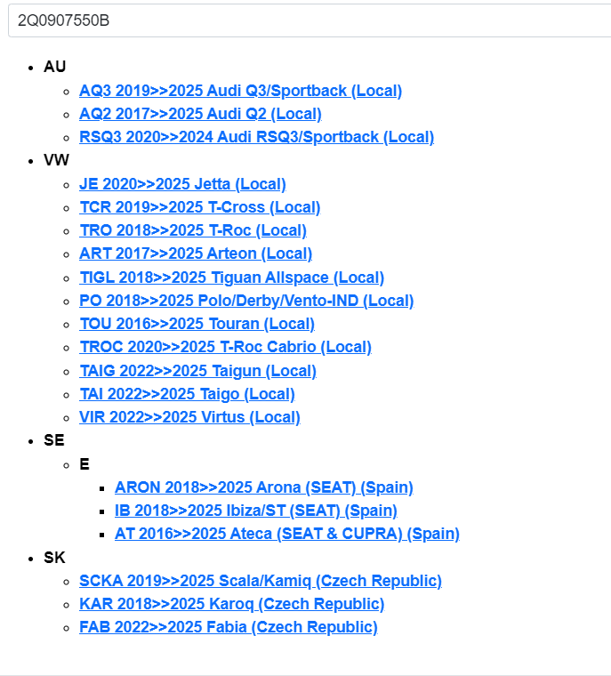 AUDI Q2 Q3 RSQ3 ACC STEUERGERÄT BSTANDSREGELUNG RADARSENSOR 2Q0907550B ORIG NEU - Obrázek 18