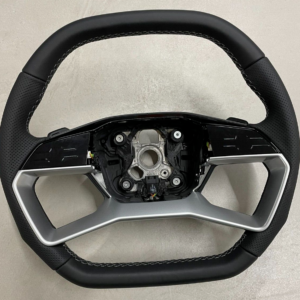 AUDI Q4 Q5 Q6 AUDI LEDER LENKRAD GELOCHT ABGEFLACHT  PADELS 8B3419091F NEU ORIG