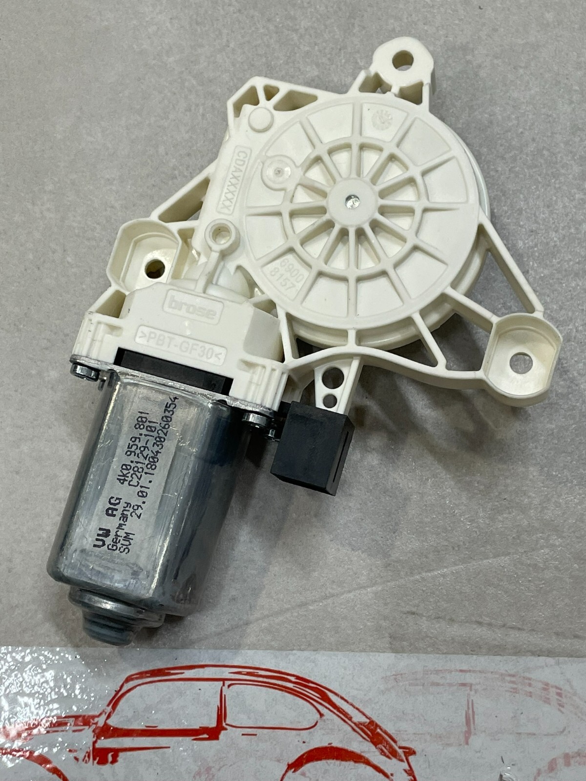 AUDI Q4E VW ID4 ID5 ID7 FENSTERHEBERMOTOR HINTEN RECHTS 4K0959881 Fast Neu Test - Obrázek 11