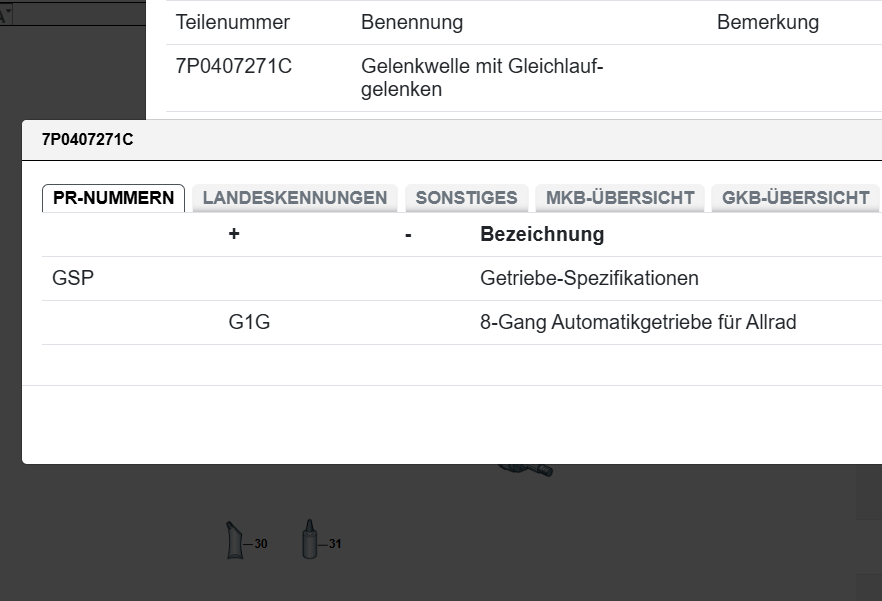 AUDI Q7 4L VW TOUAREG 7P GELENKWELLE 7P0407271C FAST NEU TEST WAGEN ORIG.VW TEIL - Obrázek 15