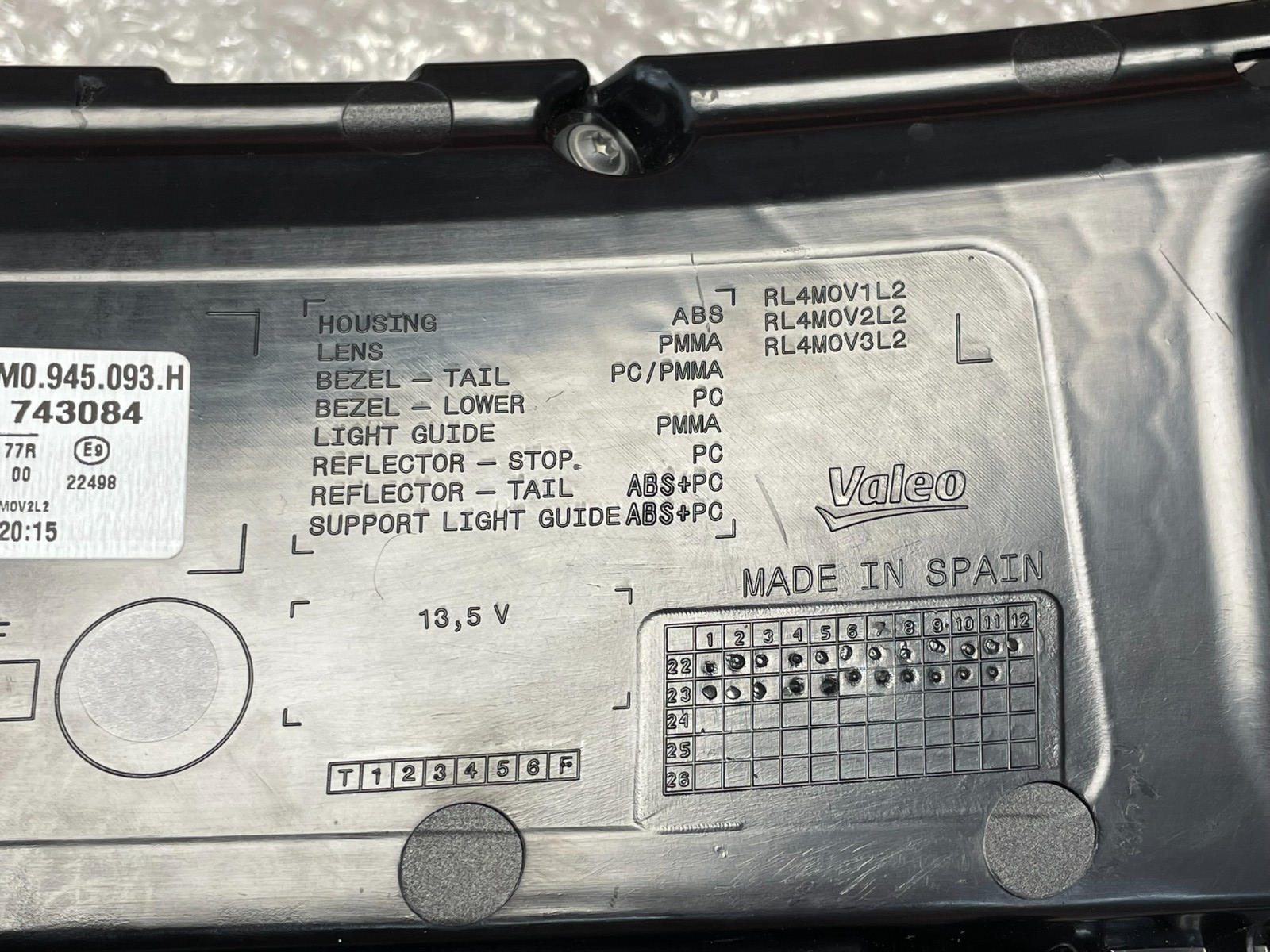 AUDI Q7 4M FACELIFT 2020-2025 RÜCKLEUCHTE LED LAMPE LINKS 4M0945093H ORIG.NEU - Obrázek 4