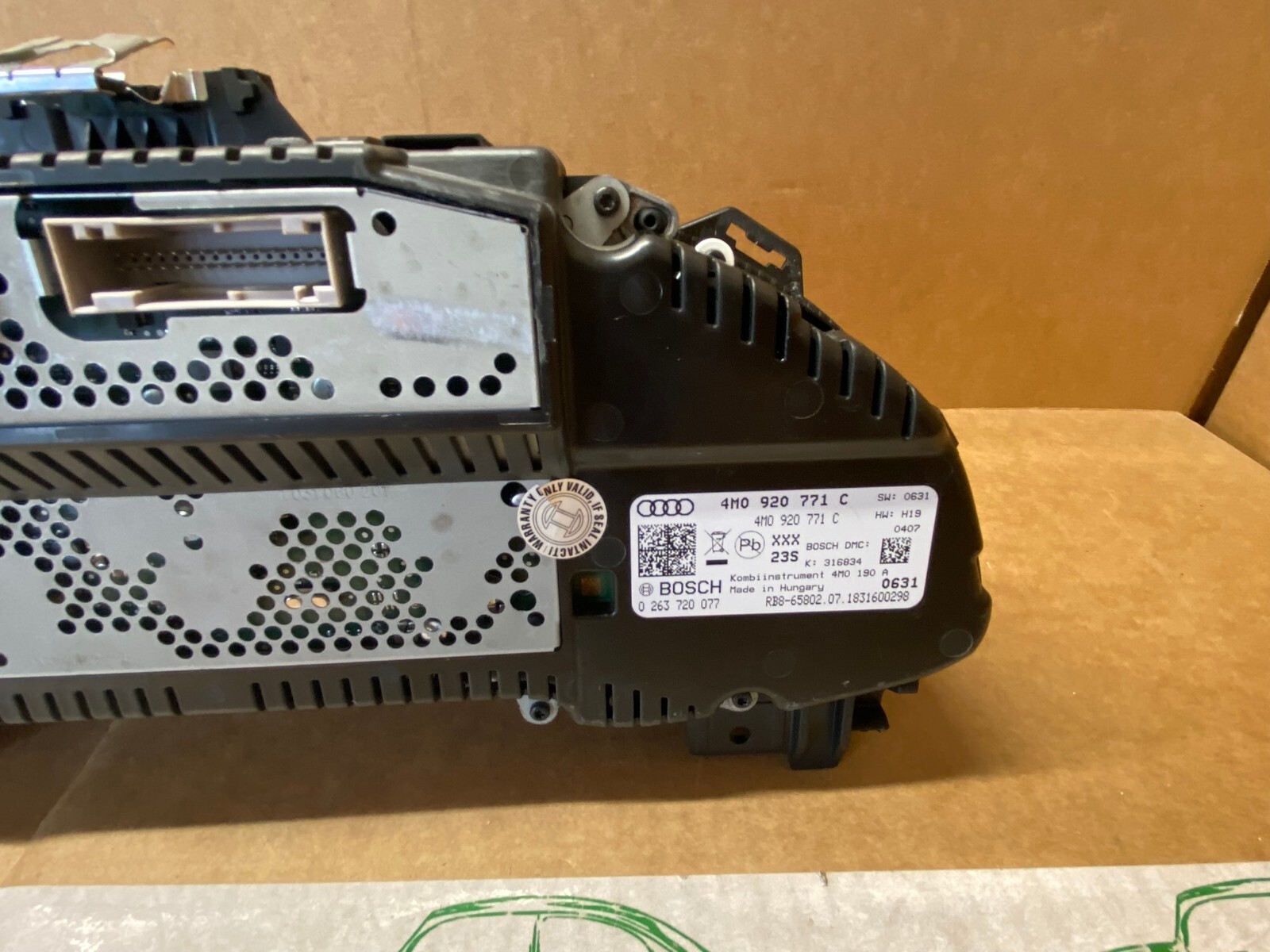 AUDI Q7 4M KOMBIINSTRUMENT 4M0920771C ORIGINAL NEU!! 0KM - Obrázek 8
