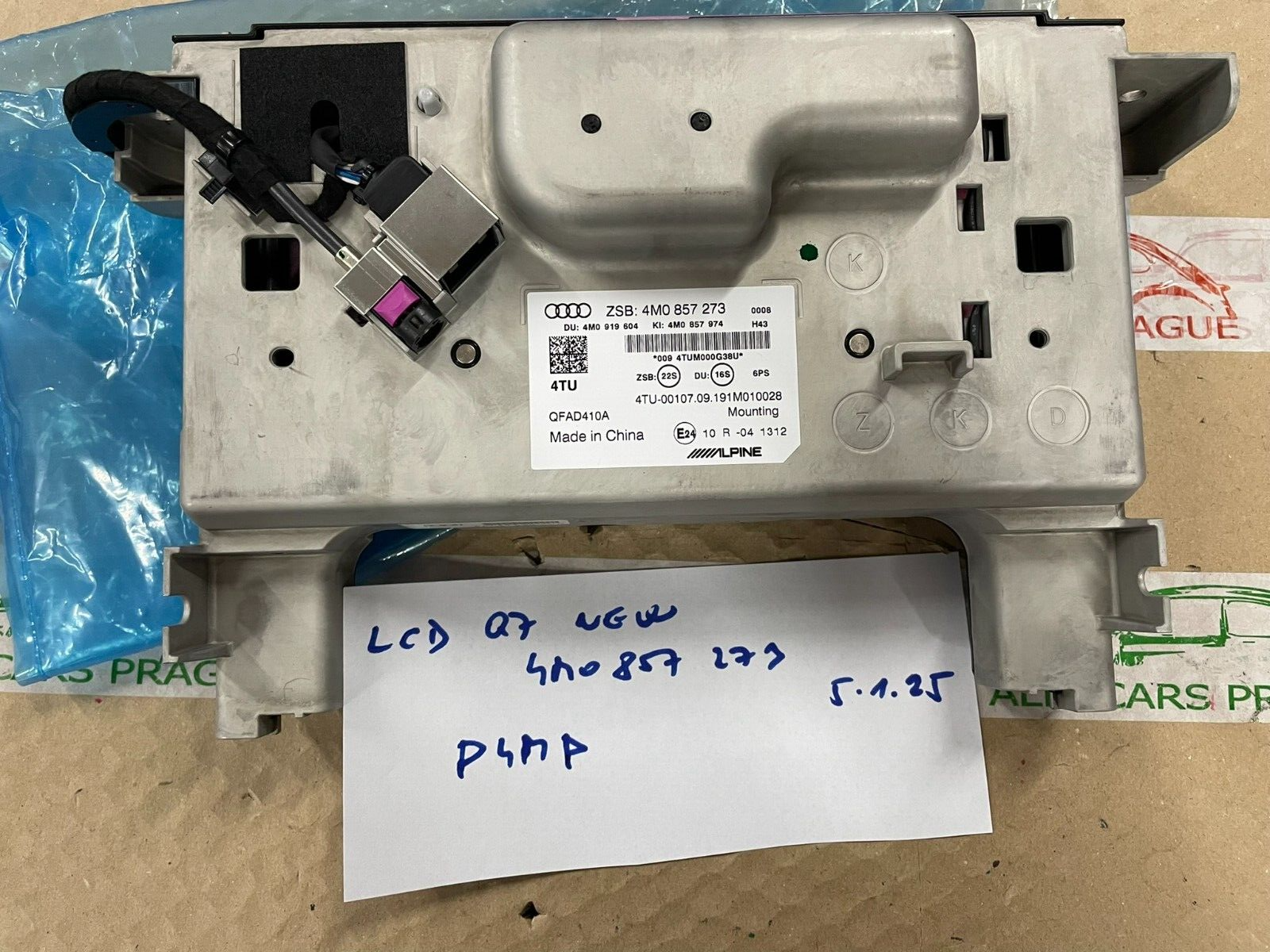 AUDI Q7 SQ7 4M LCD DISPLAY NAVI MULTIMEDIASYSTEM 'MMI' MIB2 4M0857273 ORIG.NEU - Obrázek 15