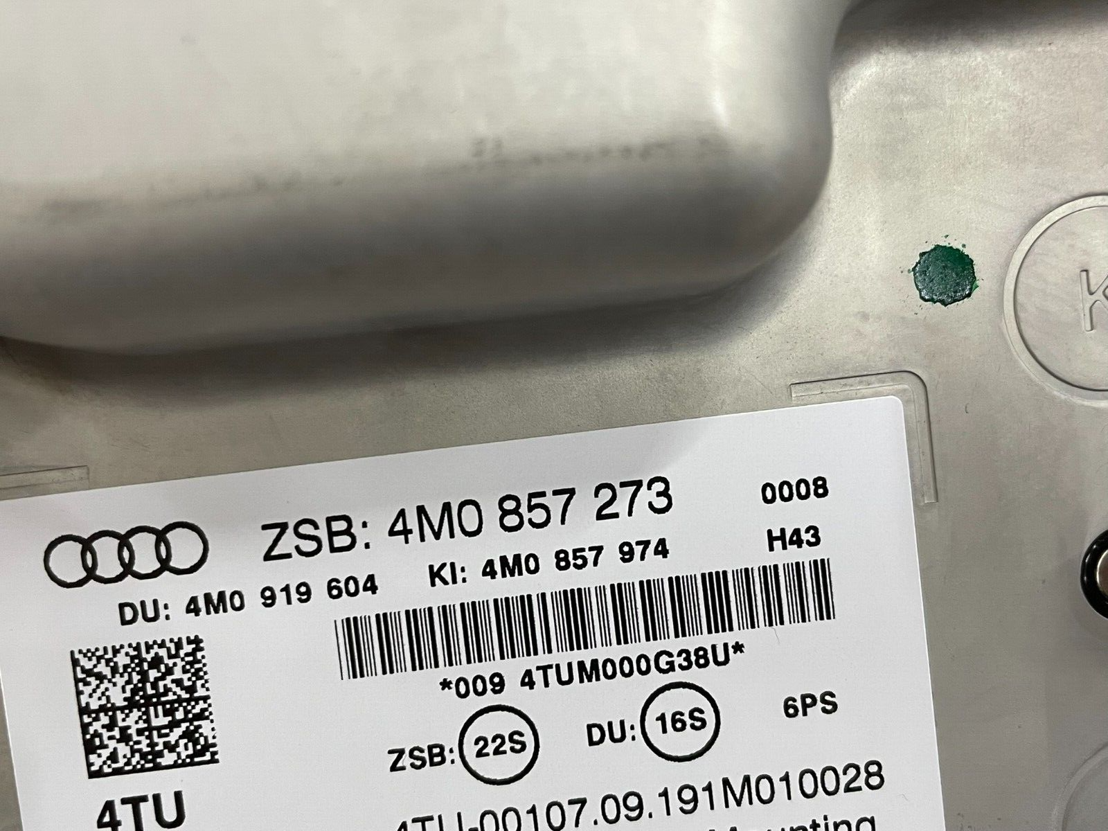 AUDI Q7 SQ7 4M LCD DISPLAY NAVI MULTIMEDIASYSTEM 'MMI' MIB2 4M0857273 ORIG.NEU - Obrázek 3