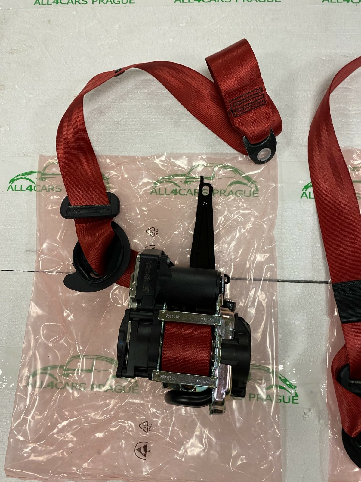 AUDI Q7 SQ7 SEAT BELT FRONT RED AUDI Q7 4M0857706M 4M0857705L SICHERHEITSGURTEN - Obrázek 5