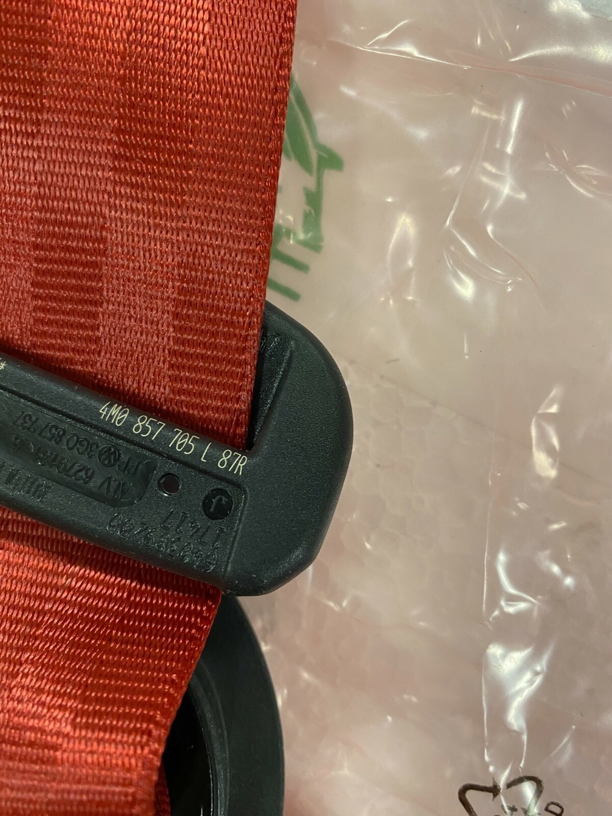 AUDI Q7 SQ7 SEAT BELT FRONT RED AUDI Q7 4M0857706M 4M0857705L SICHERHEITSGURTEN - Obrázek 6