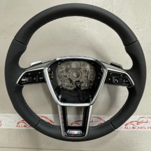 AUDI S6,A6,A7,A8 C8 SPORT LEDER LENKRAD S -Fast Neu-Dem v Neu Wagen...