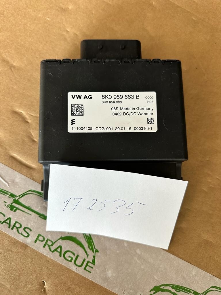 AUDI SEAT ŠKODA SPANNUNGSWANDLER SPANNUNGSSTABILISATOR 8K0959663B FAST NEU - Obrázek 9