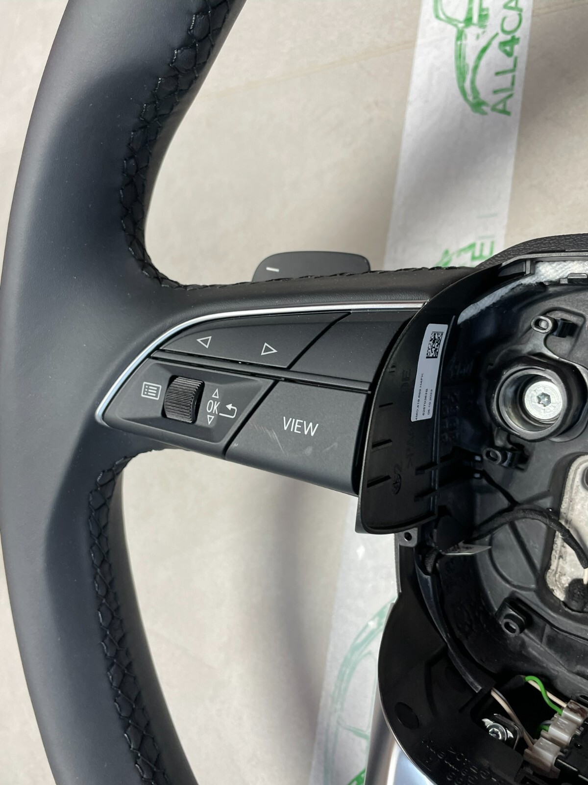 AUDI SPORT LENKRAD AUDI A4 A5 Q5 Q7 Q8 SPORT LENKRAD LEDER 4M8419091AJ Fast Neu - Obrázek 12