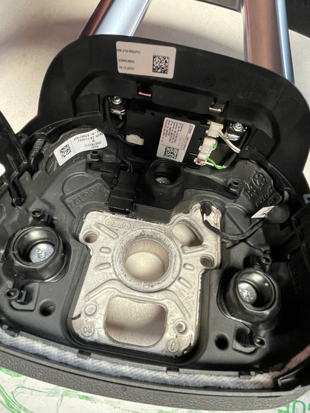 AUDI SPORT LENKRAD AUDI A4 A5 Q5 Q7 Q8 SPORT LENKRAD LEDER 4M8419091AJ Fast Neu - Obrázek 9