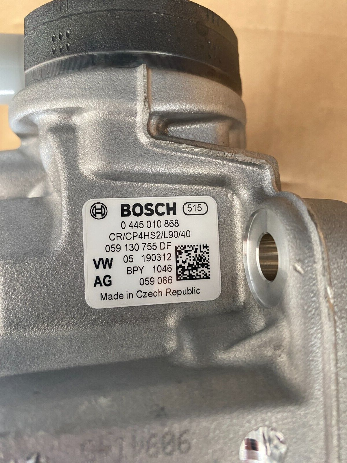 AUDI VW 3.0TDI HOCHDRUCKPUMPE KRAFTSTOFFPUMPE 059130755DF HIGH PRESURE PUMP NEW - Obrázek 3