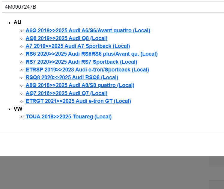 AUDI VW ANTENNE FÜR ZUGANG STARTBERECHTIGUNG (KESSY) 4M0907247B Fast Neu d Test - Obrázek 4