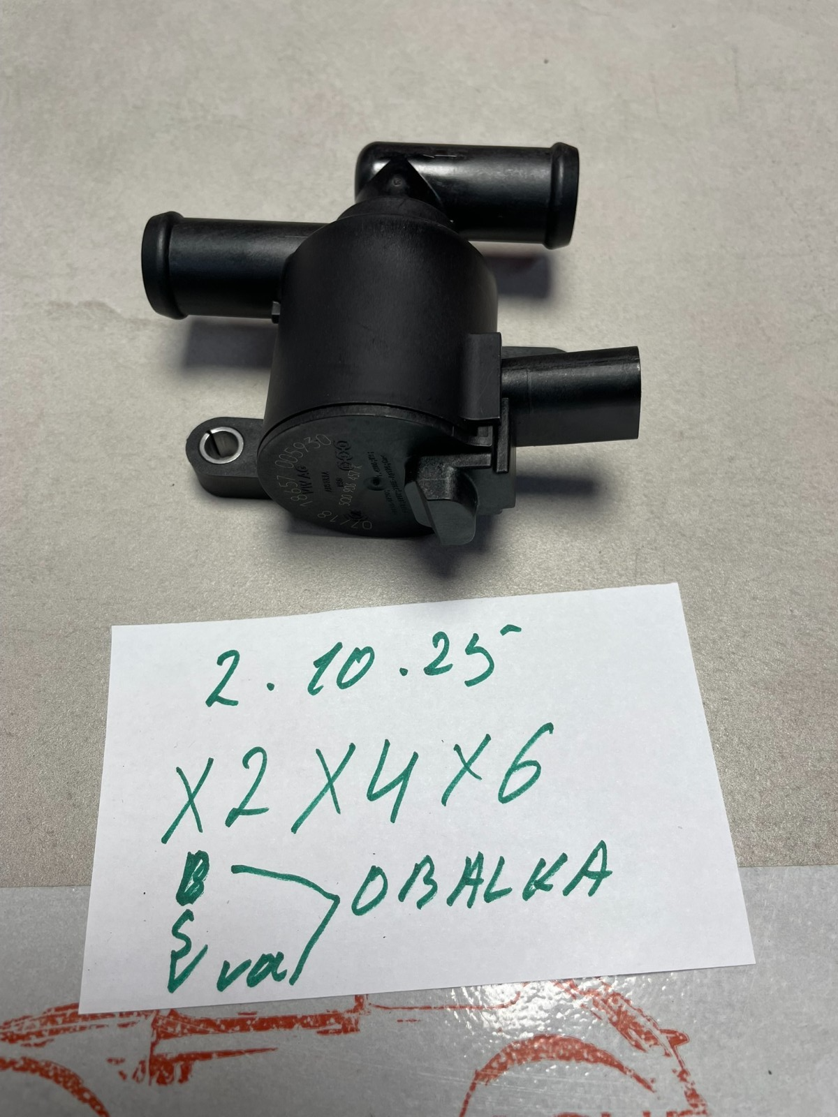 AUDI VW ŠKODA BENTLEY STEUER KÜHLMITTEL REGEL VENTIL 5Q0906457K NEU ORIG. VW !! - Obrázek 16