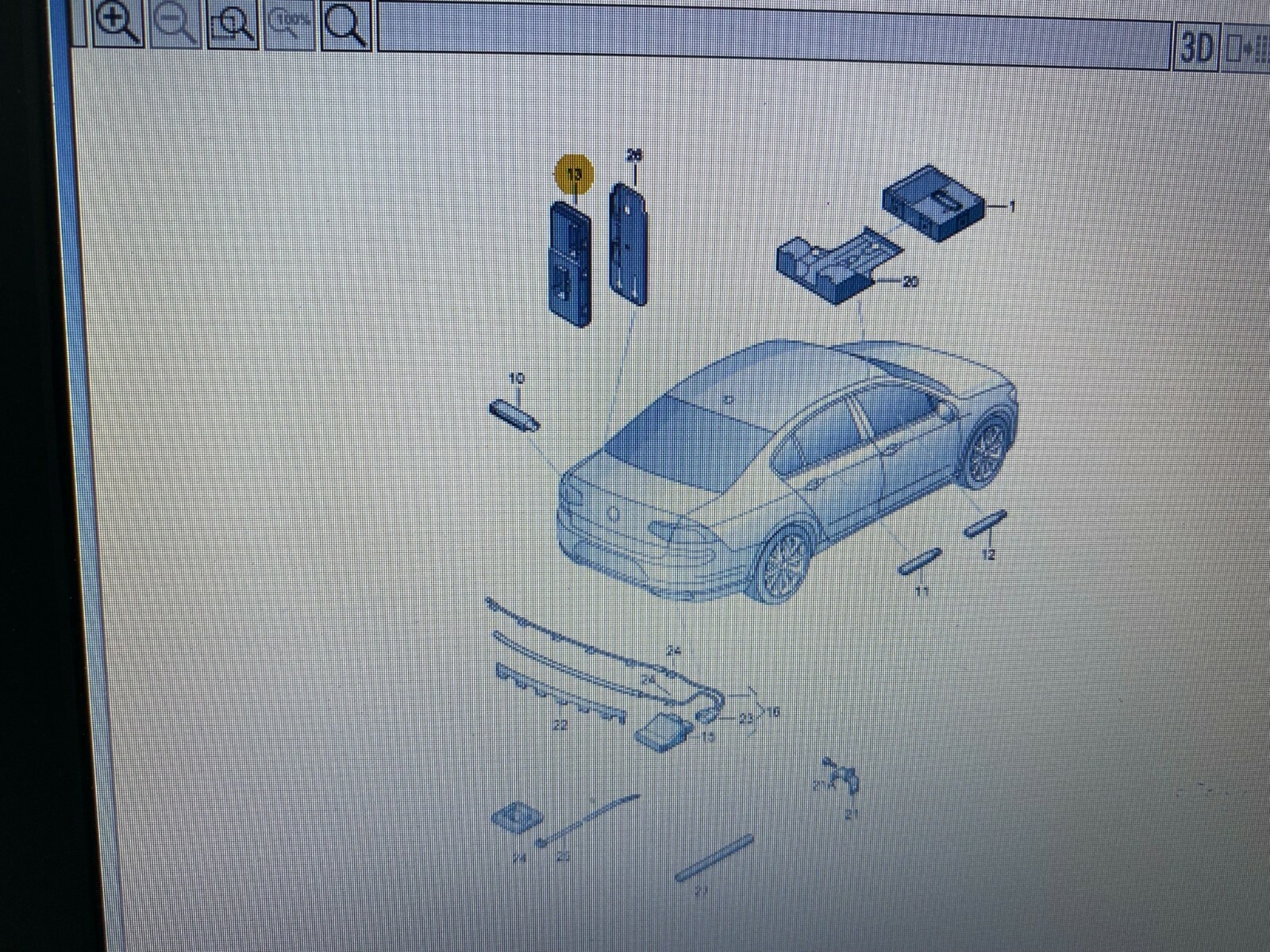 Audi Q2 Steuergarat fur heckklappe 5WB959107 / 5WB 959 107 Original Neu!!! - Obrázek 13