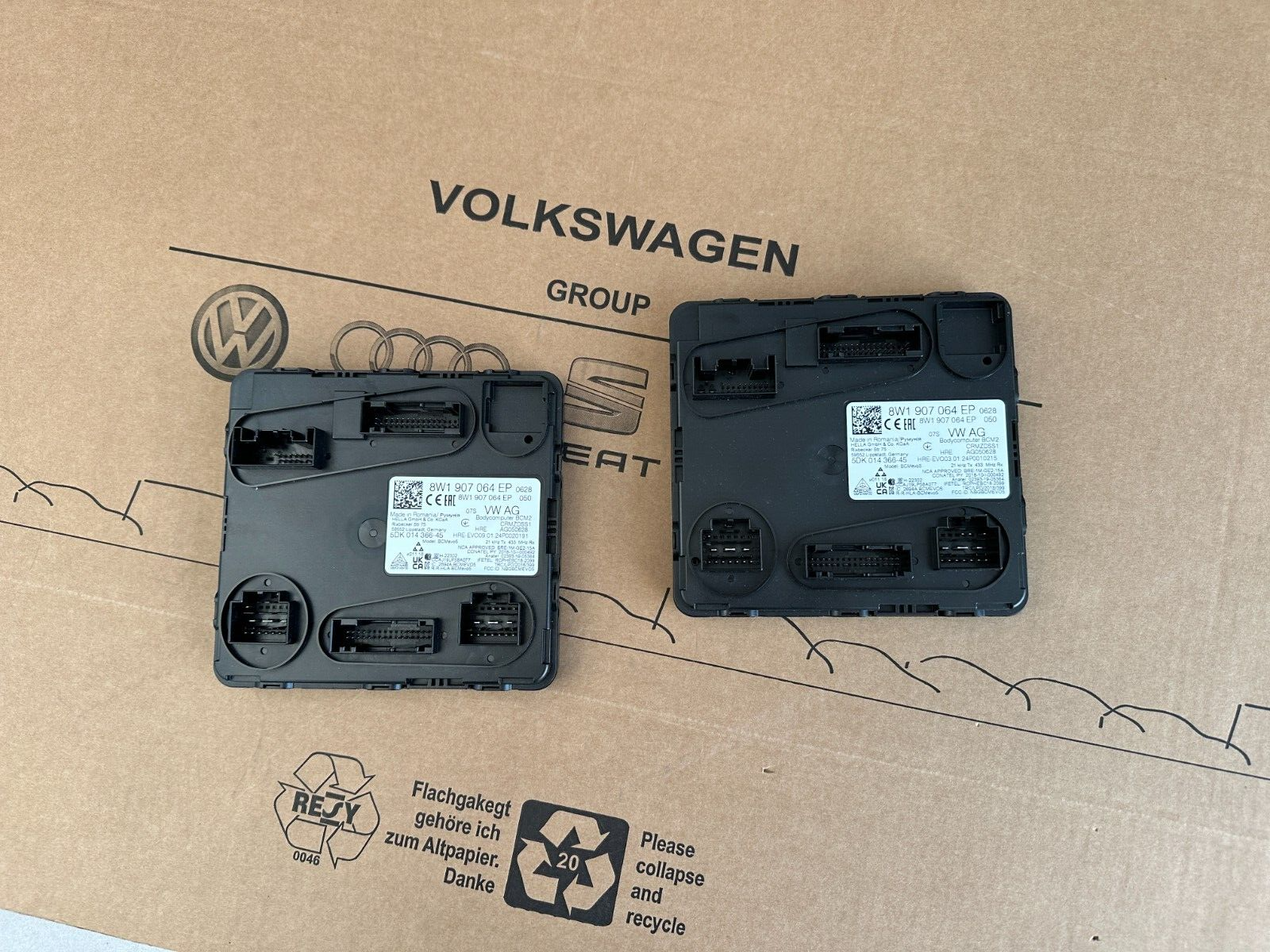 BCM AUDI A4 A5 Q7 Q8 E-TRON - BCM ZENTRAL STEUERGERÄT 8W1907064EP - 3 PCS IN BOX - Obrázek 9