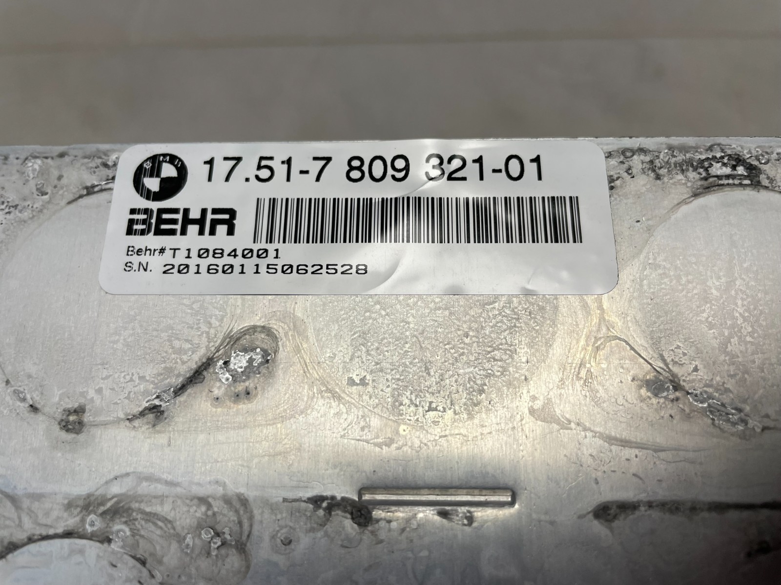 BMW X5 ,X6 E70,E70,F15,E71,F16 LADELUFTKÜHLER 7809321 , 17517809321-01 NEU ORIG - Obrázek 3