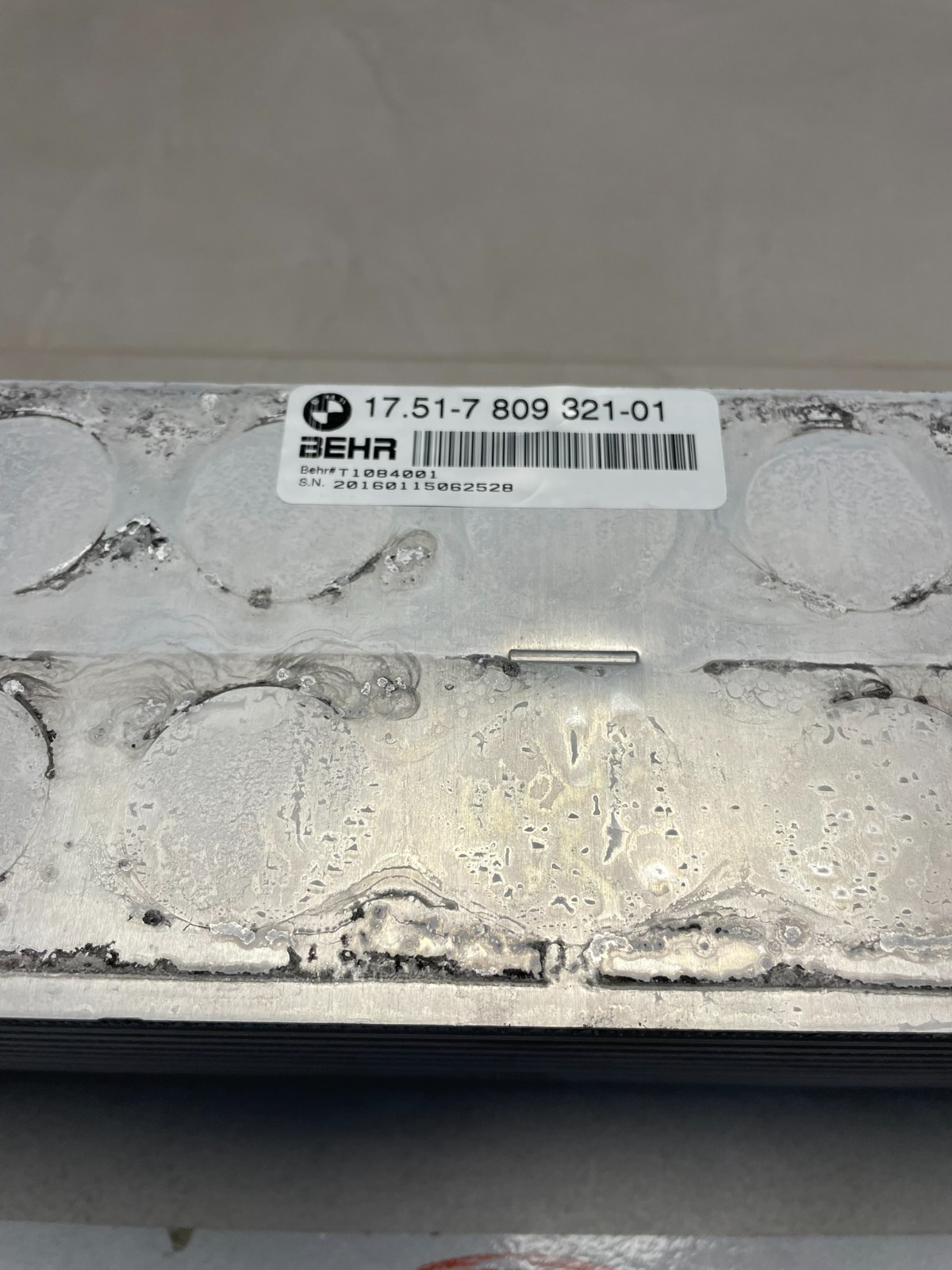 BMW X5 ,X6 E70,E70,F15,E71,F16 LADELUFTKÜHLER 7809321 , 17517809321-01 NEU ORIG - Obrázek 9