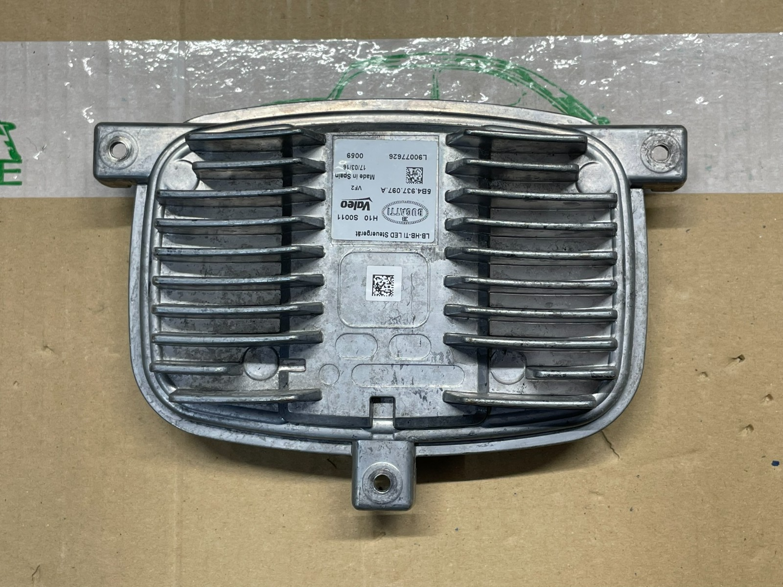 BUGATTI CHIRON SCHEINWERFER STEUERGERÄT 5B4937097A - L90077626 ORIGINAL FAST NEU - Obrázek 3