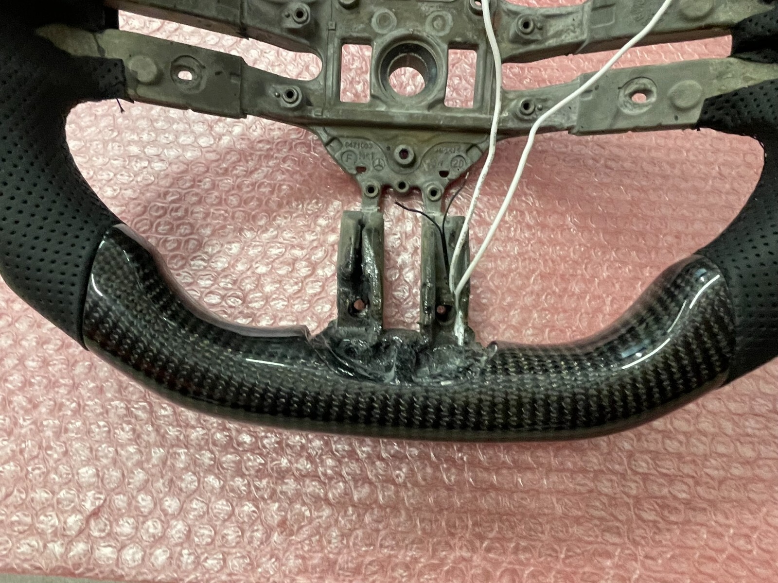 CARBON LENKRAD FÜR MERCEDES BENZ SPORT AMG LEERES RAHMEN INDIVIDUELLE PRODUKT - Obrázek 20