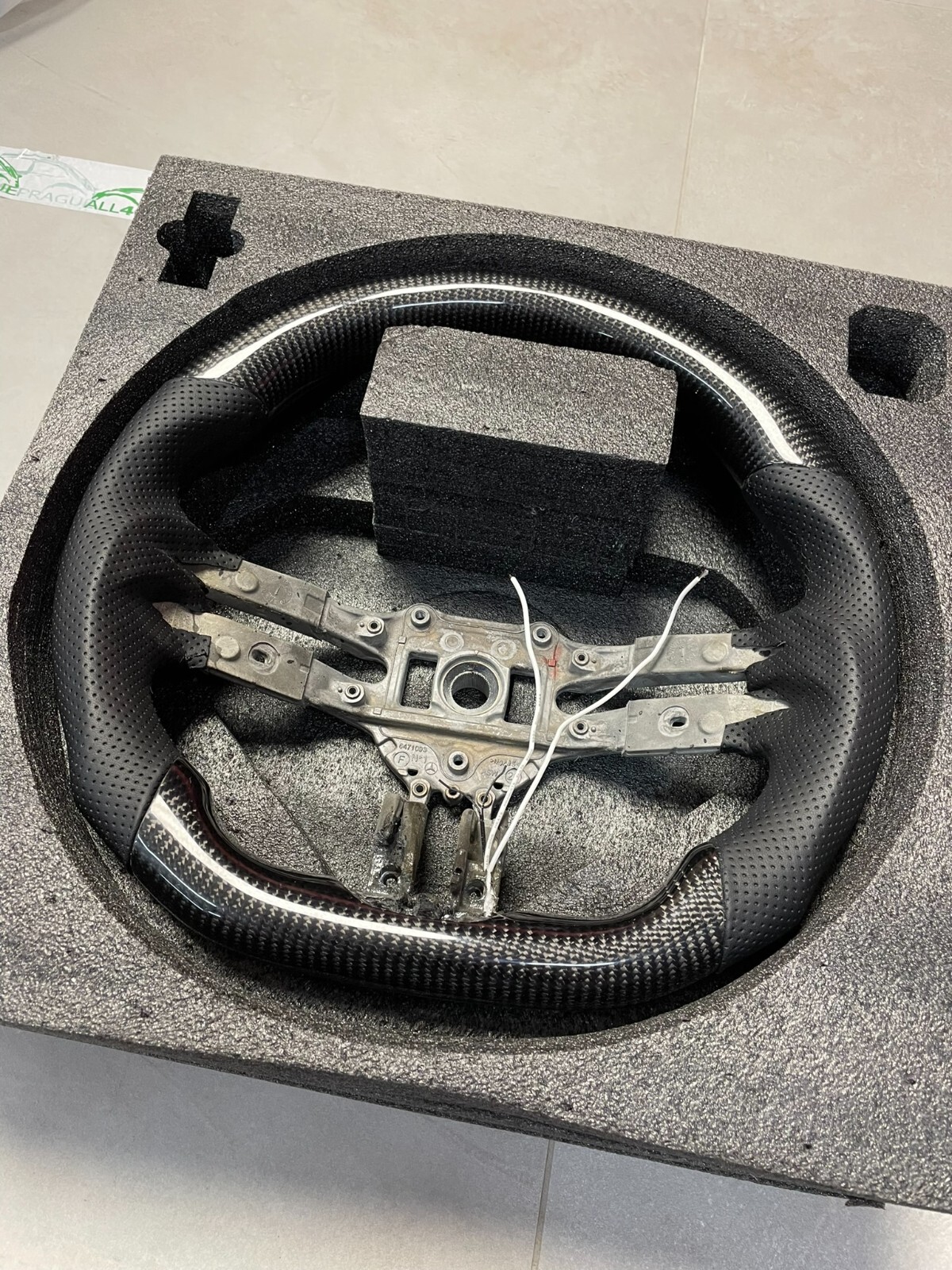 CARBON LENKRAD FÜR MERCEDES BENZ SPORT AMG LEERES RAHMEN INDIVIDUELLE PRODUKT - Obrázek 8