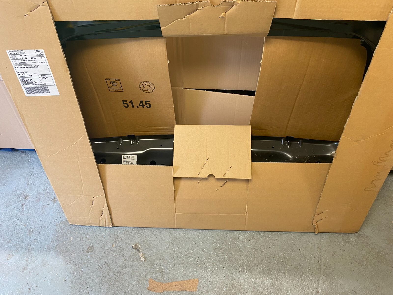 CITROËN C3 HECKKLAPPE 8701Q2 COUVERCLE DE PORTE ARRIÈRE CITROEN C3 ORIG. NEW !! - Obrázek 5