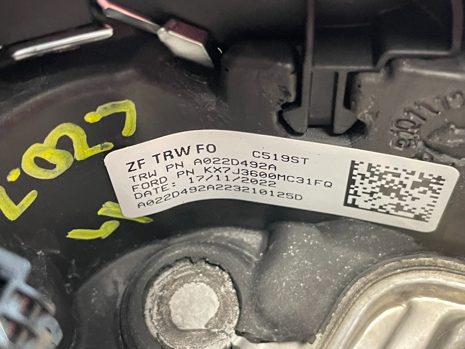 FORD FOCUS ST-LINE SPORTLENKRAD ABGEFLACHT 21816000129 - KX7J3600MC31FQ NEW OE! - Obrázek 7