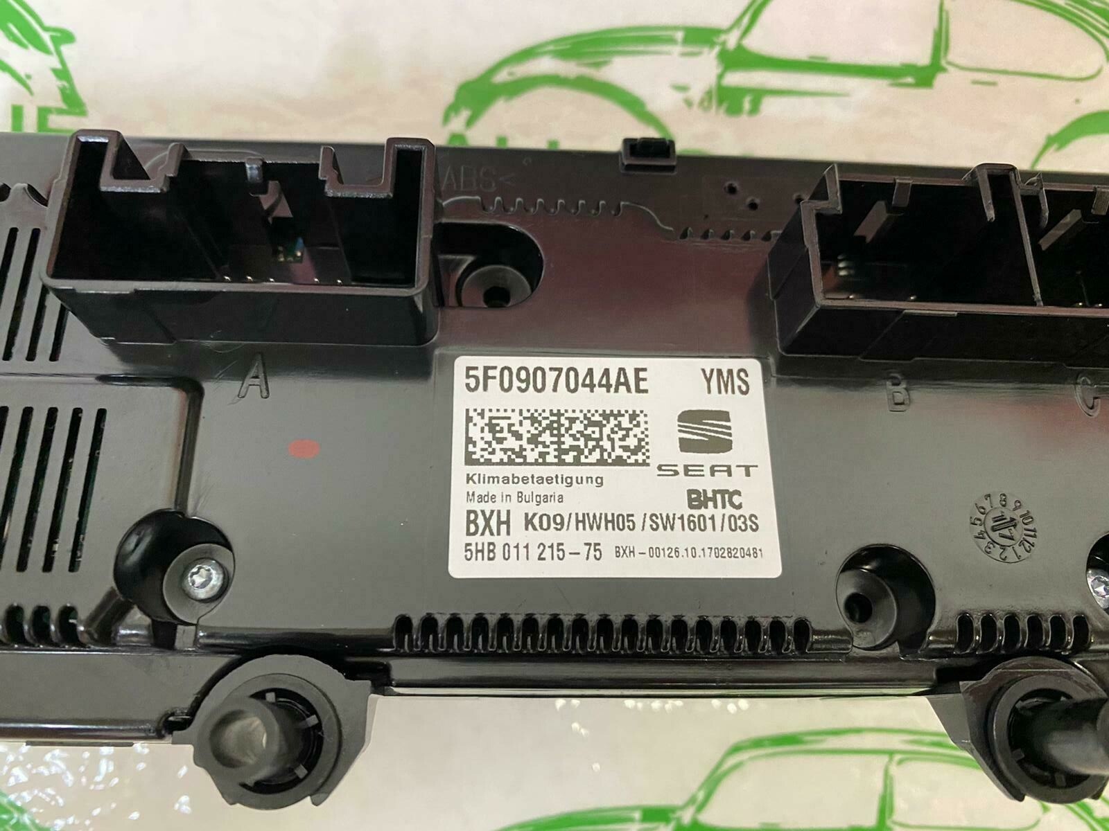 KLIMABEDIENTEIL SEAT LEON KLIMAANLAGEPANEL SITZHEIZUNG 5F0907044AE NEU-ORIGINAL! - Obrázek 3