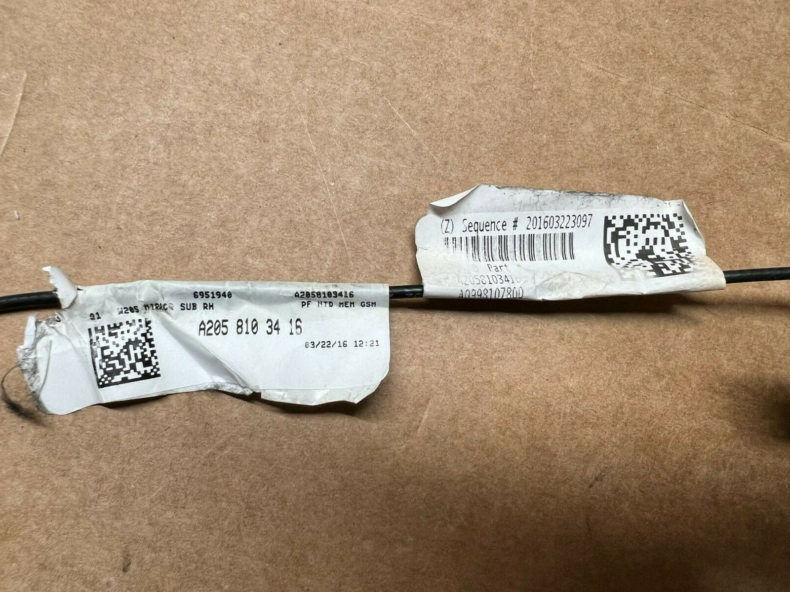 MERCEDES AUßENSPIEGEL SPIEGEL MIT TOTEM WINKEL A2058103416 ORIGINAL!!! 2 - Obrázek 7