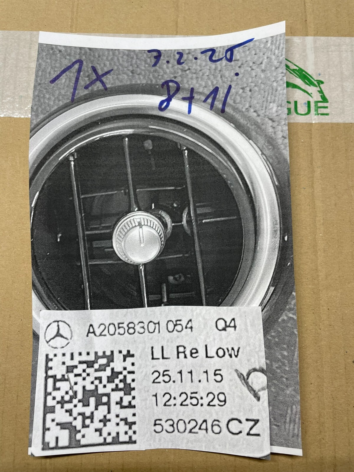 MERCEDES-BENZ C A205 GLC X253 RIGHT DASHBOARD AIR INTAKE GRILLE A2058301054 TEST - Obrázek 11