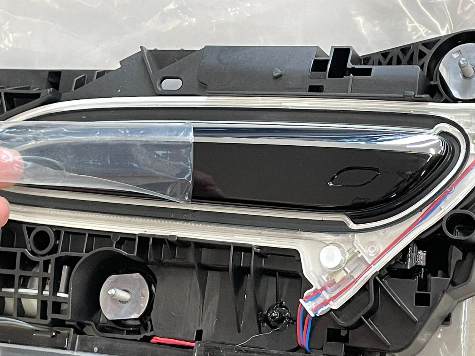 MERCEDES-BENZ S / EQS TÜRAUßENGRIFF HINTEN LINKS A0997609103 9197 SCHWARZ NEU - Obrázek 6