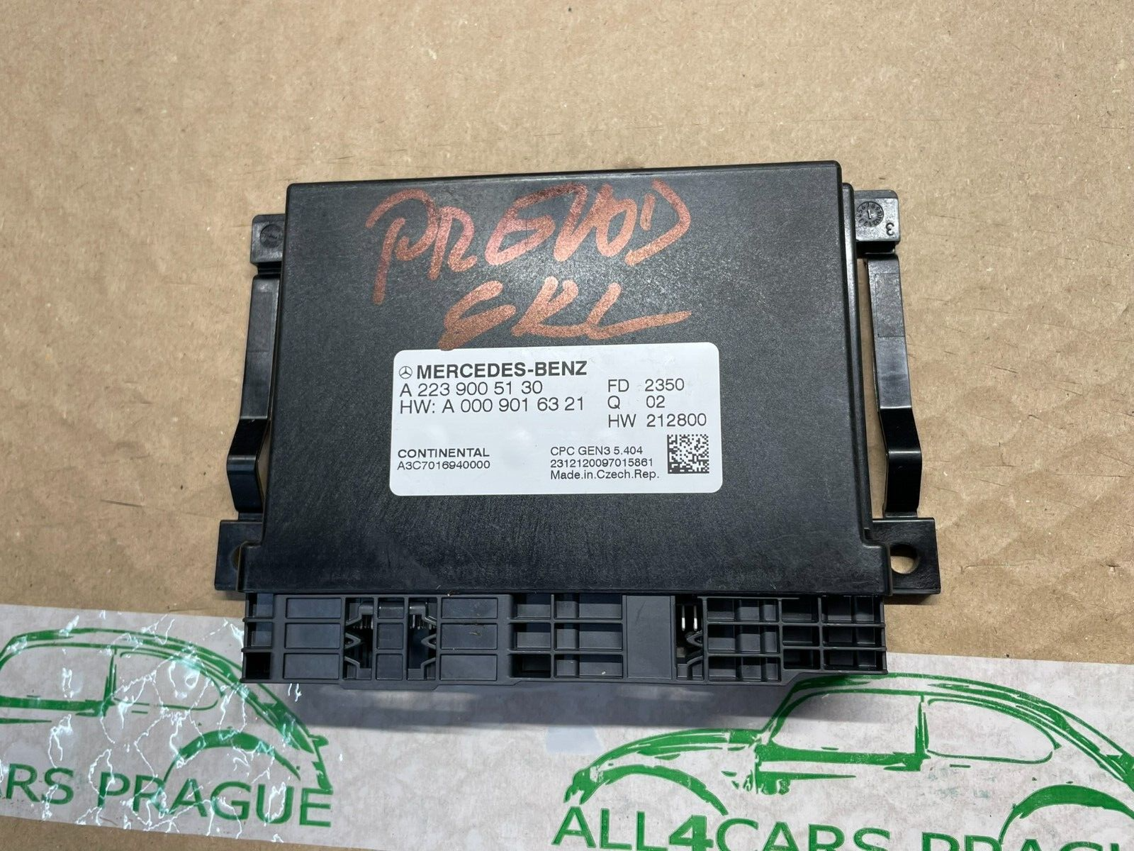 MERCEDES-BENZ W223 ANTRIEBSSTEUERGERÄT ANTRIEBSSTRANG A2239005130 dem v Test Car - Obrázek 4