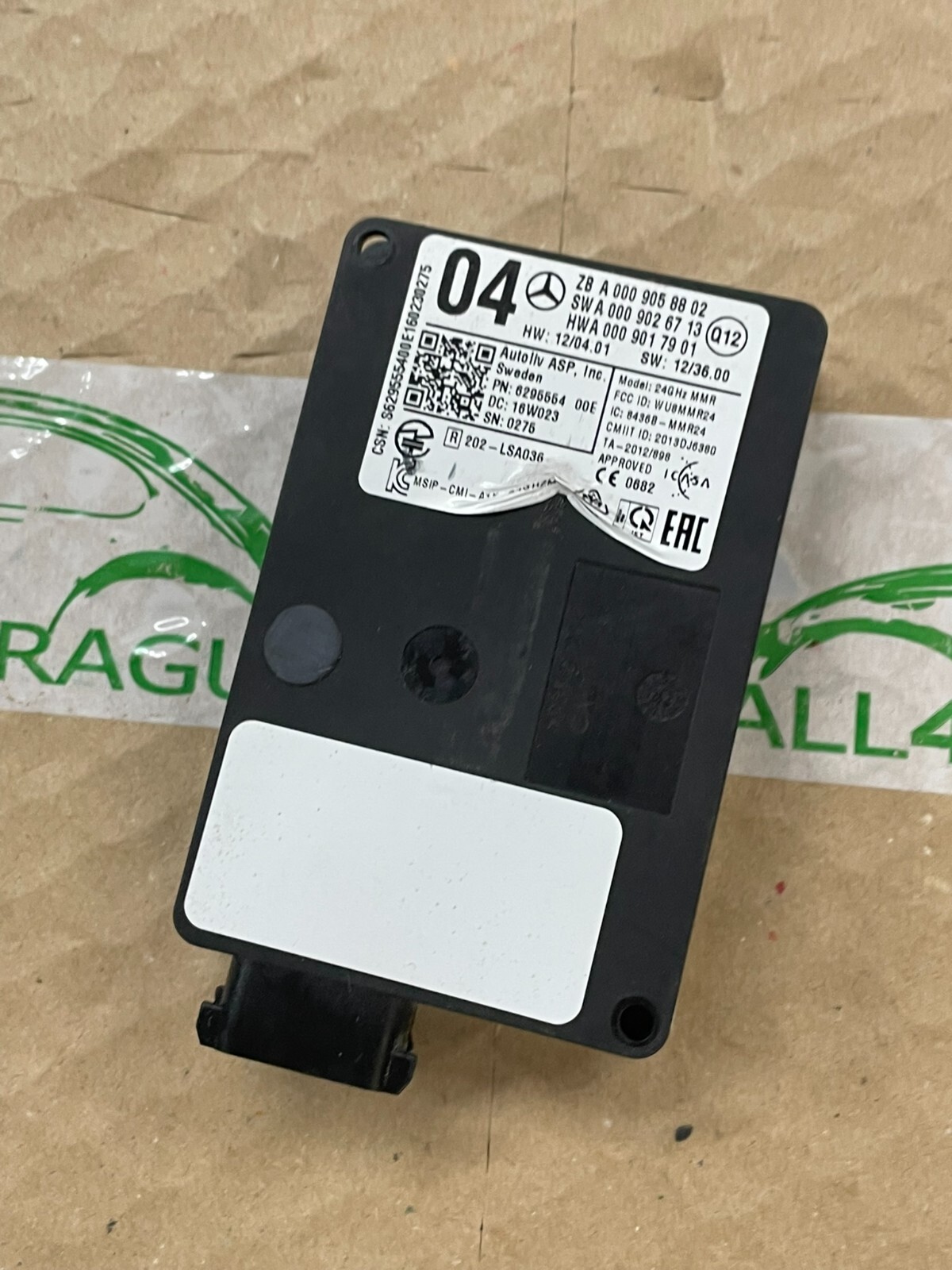 MERCEDES RADARSENSOR TOTWINKEL ASSISTENT A0009058802 Fast Neu Demont Test Wagen - Obrázek 12