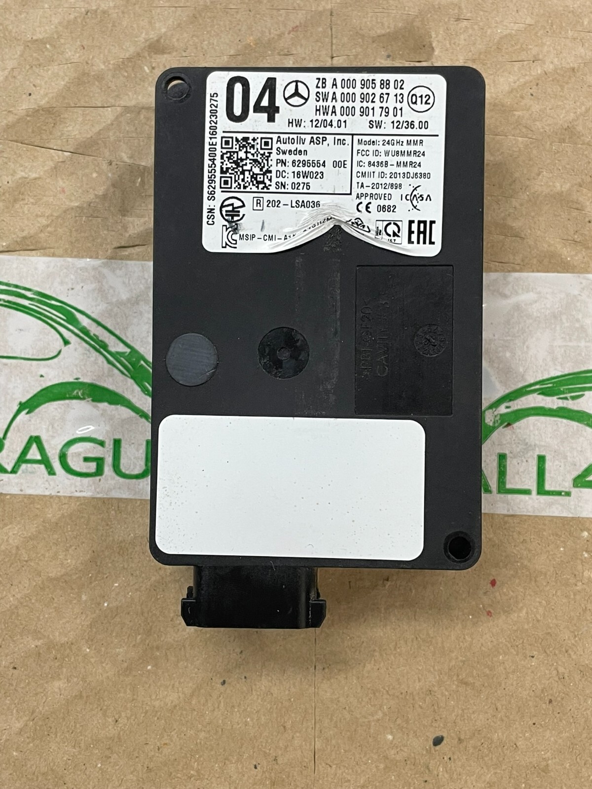 MERCEDES RADARSENSOR TOTWINKEL ASSISTENT A0009058802 Fast Neu Demont Test Wagen - Obrázek 13