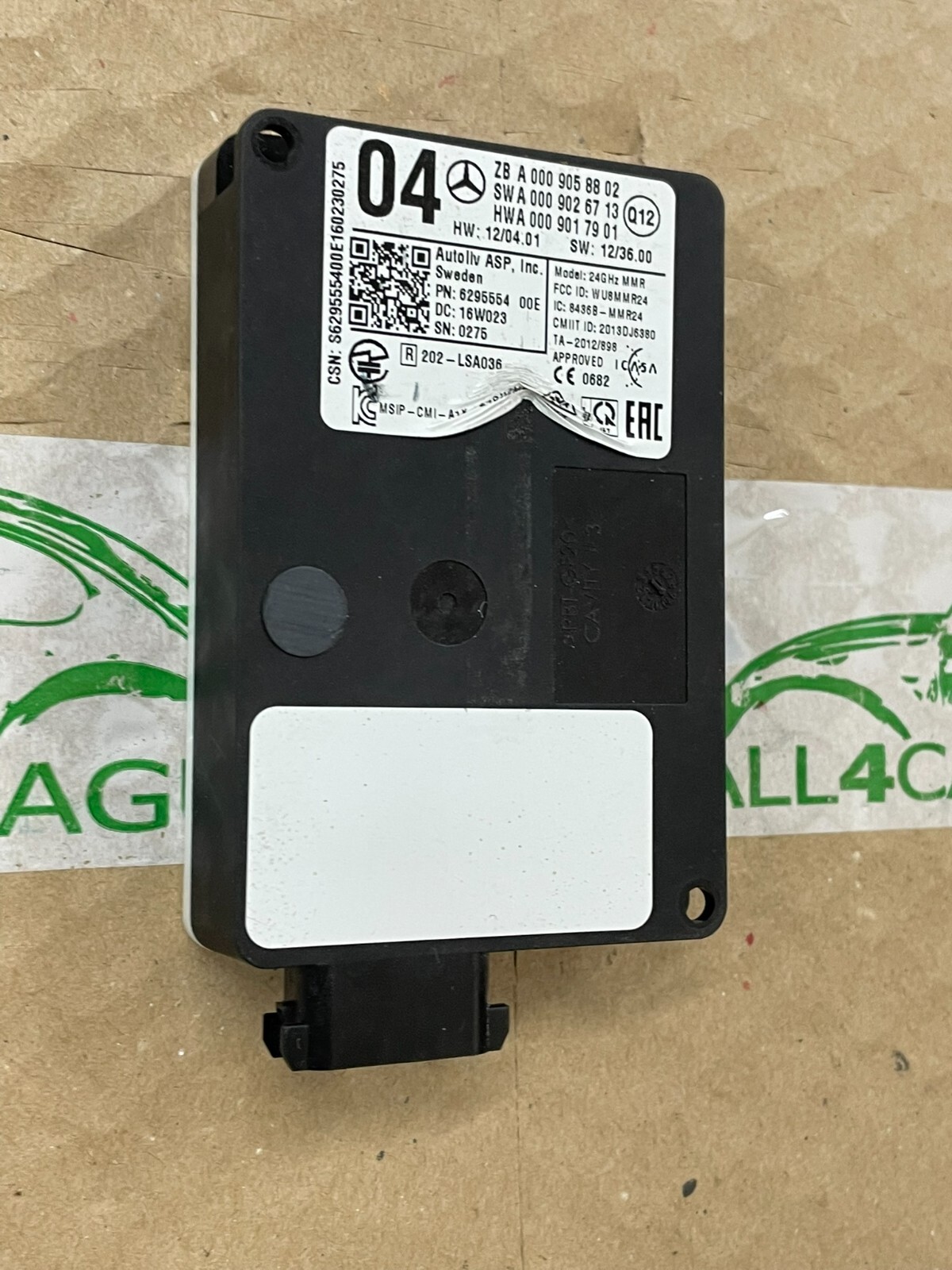 MERCEDES RADARSENSOR TOTWINKEL ASSISTENT A0009058802 Fast Neu Demont Test Wagen - Obrázek 5