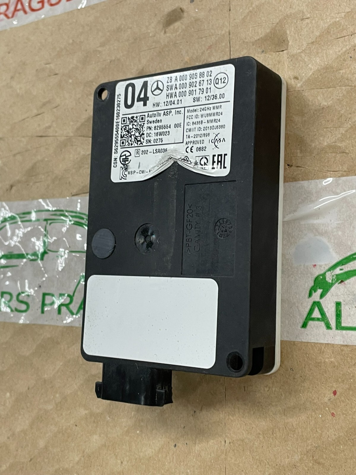 MERCEDES RADARSENSOR TOTWINKEL ASSISTENT A0009058802 Fast Neu Demont Test Wagen - Obrázek 6