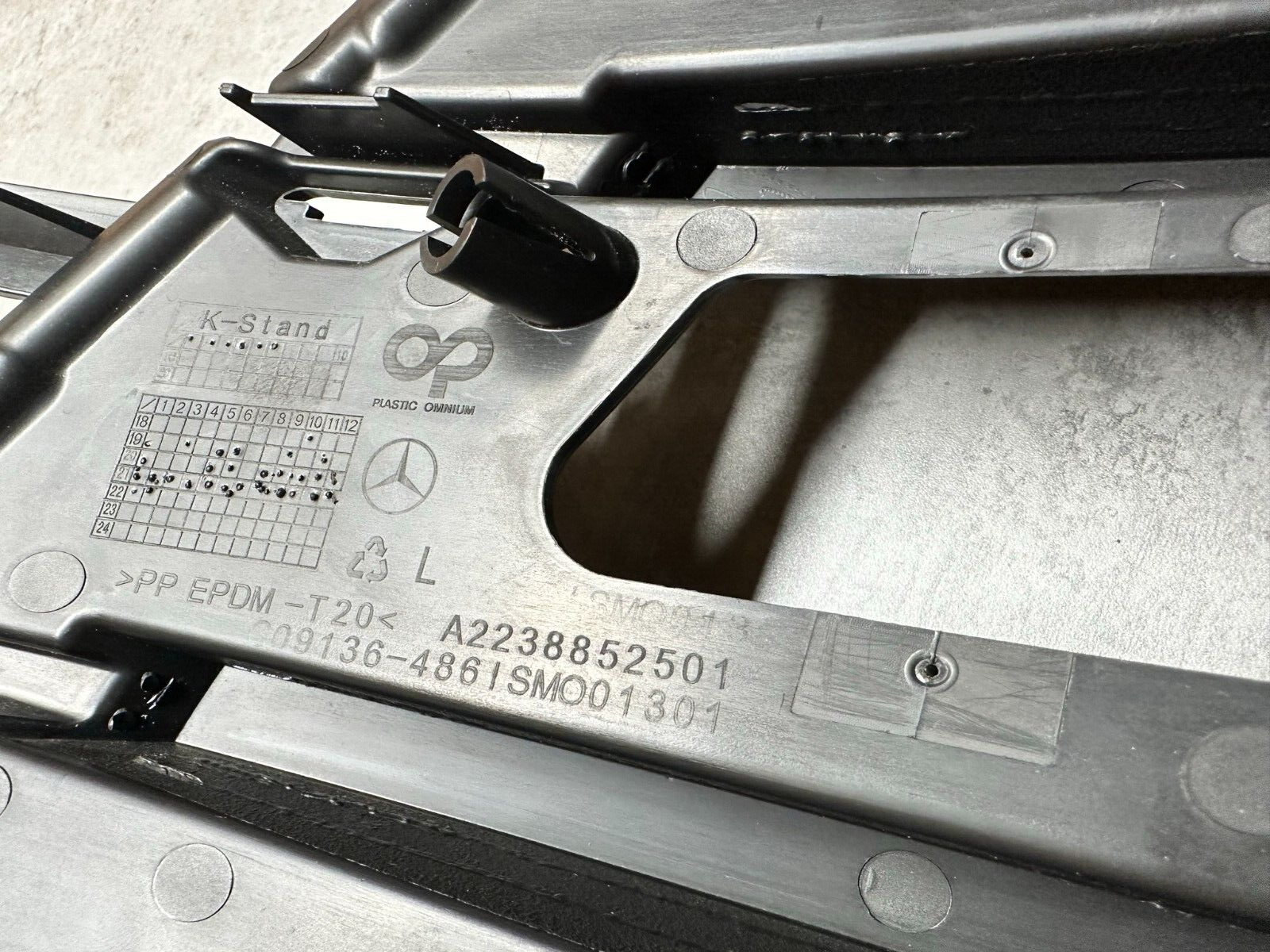 MERCEDES S-KLASS FUEHRUNGSEGMENT STOSSSTANGE VORNE LINKS A2238852501 NEU ORIG. - Obrázek 7