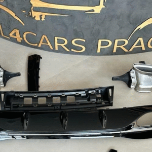 MERCEDES S W223  Heck Stosstangenspoiler Komplett mit Diffusor Heckschürze !!!