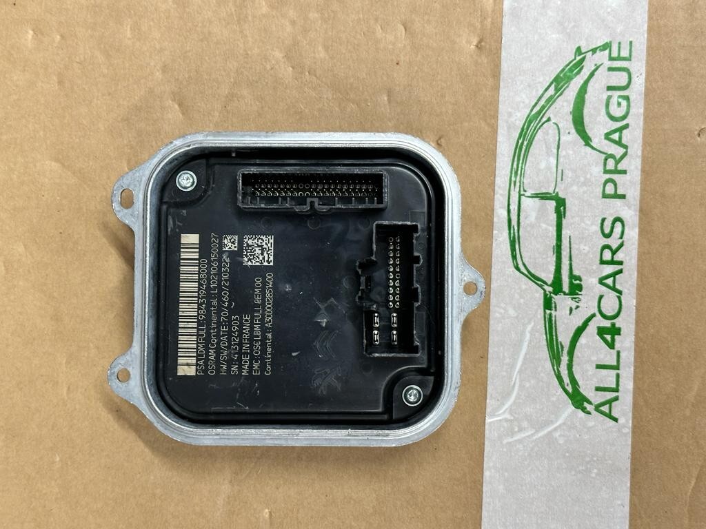 PEUGOT CITROEN SCHEINWERFER STEUERGERÄT LED-MODUL 984319468000 ORIGINAL NEU - Obrázek 4